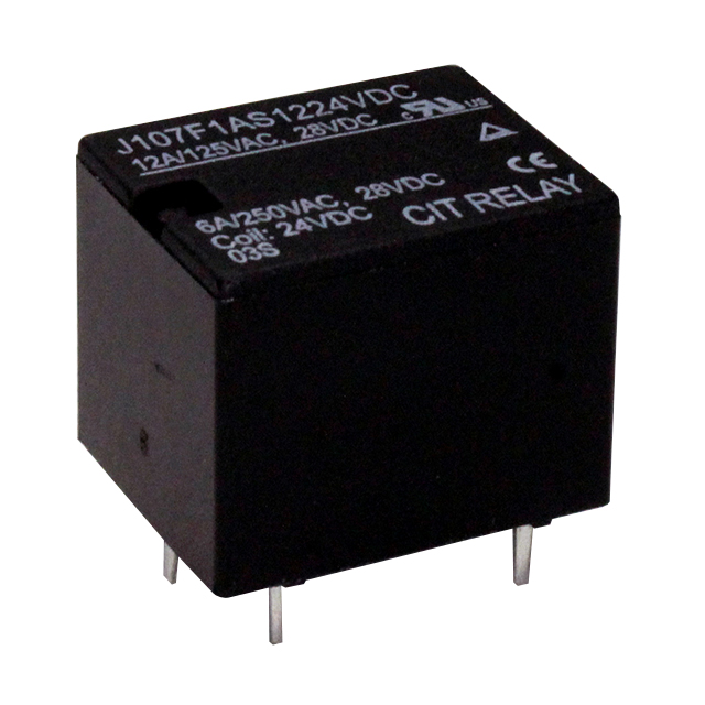J107F1AS1224VDC.45 CIT Relay and Switch  Power Relays Over 2 Amps